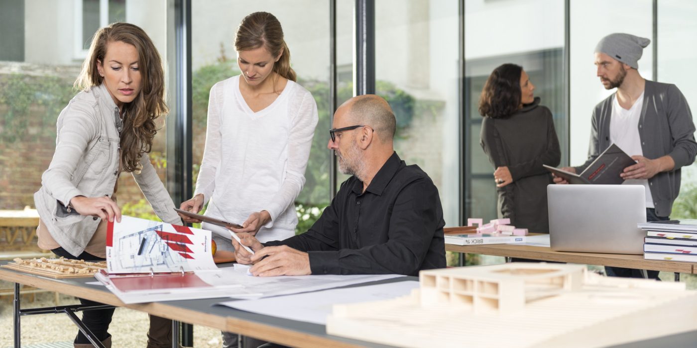Architects in their office