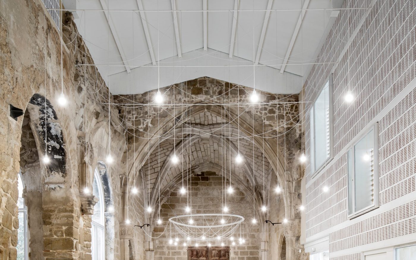 The Old Church of Vilanova de la Barca with facing bricks and roof tiles; Brick Award 2018 Special Prize Winner, Category "Building outside the Box"; Aleaolea Architecture & Landscape; Photo:  Adrià Goula