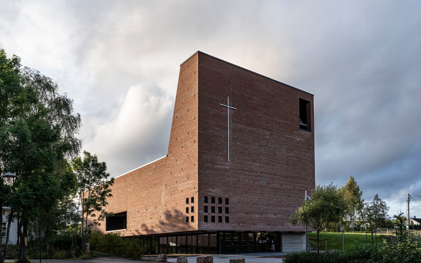 Teglen Spikkestad Church and Culture Center; Brick Award 2020 Category "Sharing Public Spaces"; Architects: Einar Dahle Architects and Hille Melbye Architects, Photo:  Jiri Havran