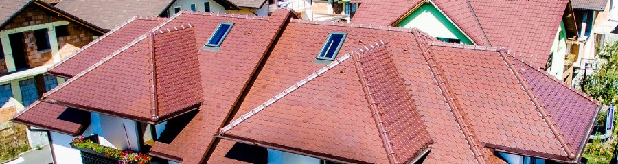 Brasov duplex aerial photo, tondach