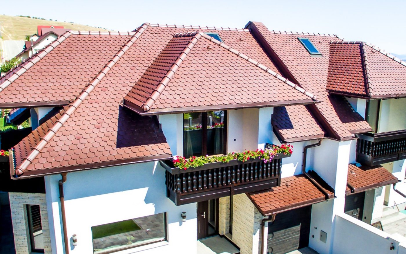 Brasov duplex aerial photo, tondach