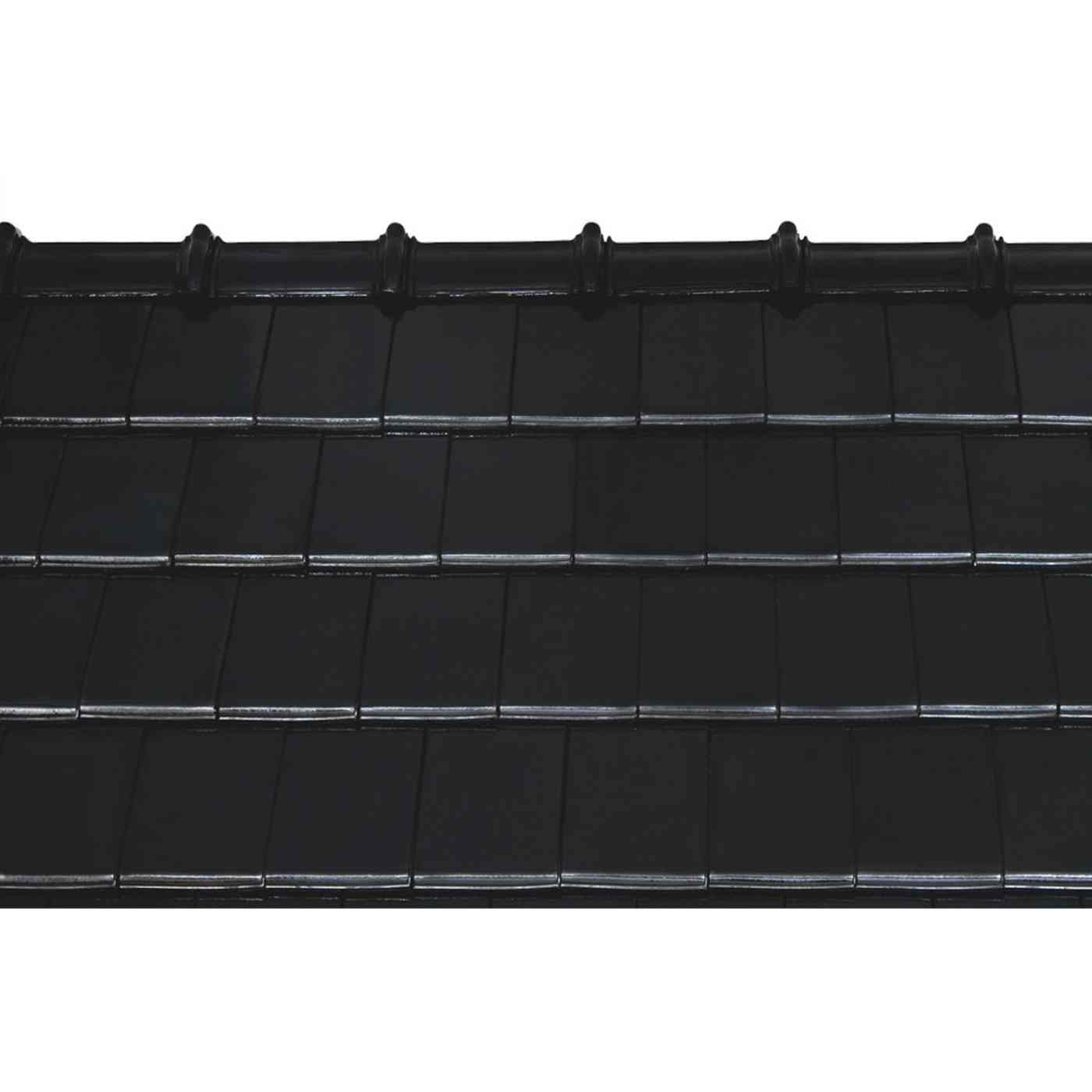 Surface image Tondach rooftile Flächenbild Tondach Figaro Deluxe Amadeus black, Flächenbild Tondach Figaro Deluxe Amadeus Schwarz