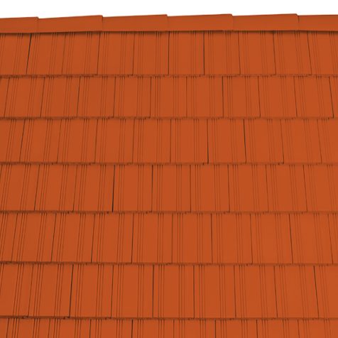 Kékes egyenes téglavörös cserép textúra