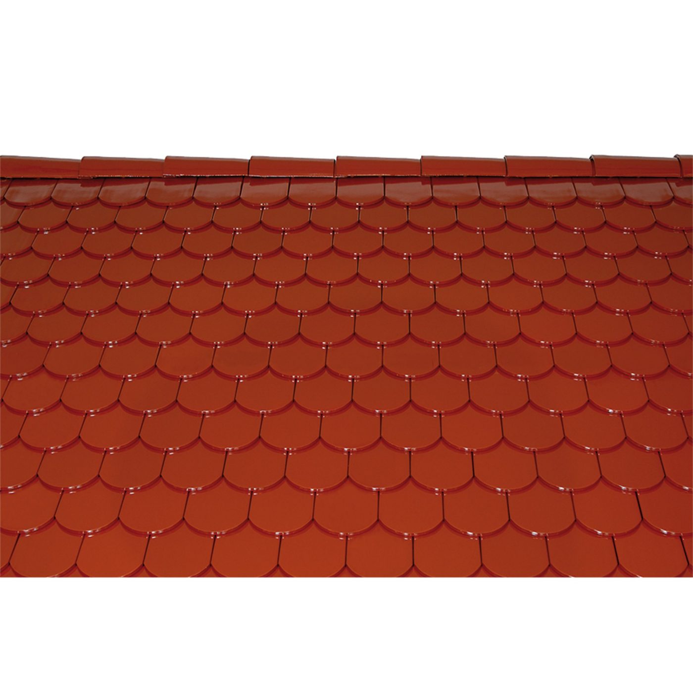 Surface image Tondach rooftile Biber Amadeus natural, Flächenbild Tondach Biber Amadeus Natur