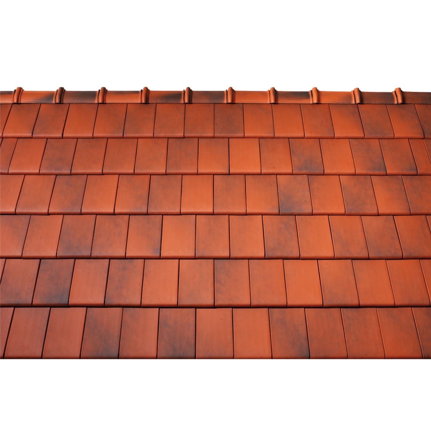 Surface image Tondach rooftile Figaro Deluxe engobe anitque, Flächenbild Tondach Tondach Figaro Deluxe Engobe Antik